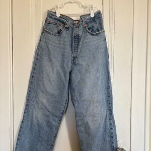 Women’s Levi’s Ribcage straight ankle jeans